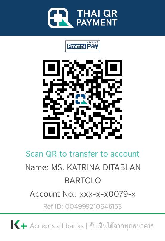 Donation QR Code - PromptPay Thailand