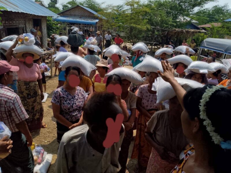 Earthquake Disaster relief in Relief in Myanmar